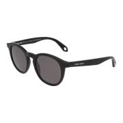 Ronde Acetaat Zonnebril Armani , Black , Unisex