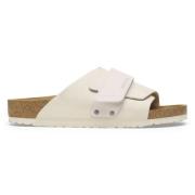 Kyoto Nubuck Suède Sandalen Birkenstock , White , Heren