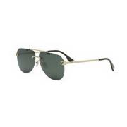 Moderne Pilot Zonnebril Fendi , Green , Heren