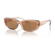 Asheville Zonnebril Bruin Transparant Michael Kors , Brown , Dames