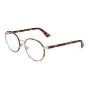 Ronde Metalen Frame Bril Dior , Brown , Unisex