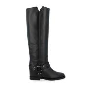 Interne Sleehaklaars - Zwart Via Roma 15 , Black , Dames