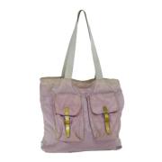 Pre-owned Nylon prada-bags Prada Vintage , Pink , Dames