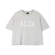 Paillet Sweatshirt T-shirt Alix The Label , Gray , Dames