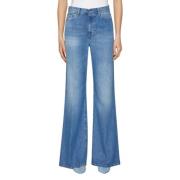 Denim Jeans Amber Dondup , Blue , Dames