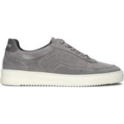 Mondo Sue Grijze Suède Sneakers Filling Pieces , Gray , Heren