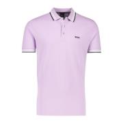 Paarse poloshirt korte mouw Hugo Boss , Purple , Heren