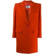 Pre-owned Wool outerwear Valentino Vintage , Red , Dames