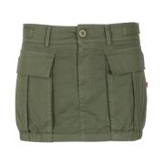 Groene Cargo Patroon Rok Aniye By , Green , Dames