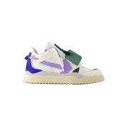Leather sneakers Off White , Purple , Dames