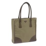 Pre-owned Canvas prada-bags Prada Vintage , Green , Dames