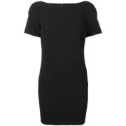 Pre-owned Wool dresses Versace Pre-owned , Black , Dames