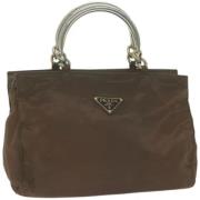 Pre-owned Nylon prada-bags Prada Vintage , Brown , Dames