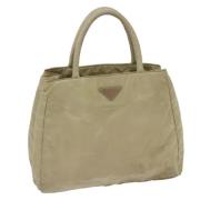 Pre-owned Nylon prada-bags Prada Vintage , Beige , Dames