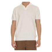 Geribbelde Polo T-shirts en Polos Cream Drumohr , Beige , Heren