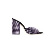 Fabric sandals Paris Texas , Purple , Dames