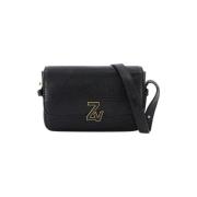 Leather shoulder-bags Zadig & Voltaire , Black , Dames