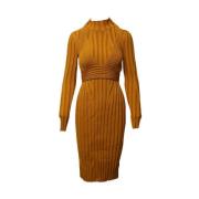 Fabric dresses Proenza Schouler , Yellow , Dames