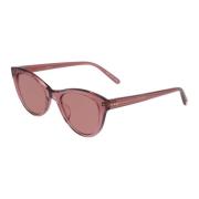 Cat Eye Zonnebril Glco X Clare V. Garrett Leight , Pink , Dames