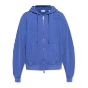 Sweatshirt met logo Burberry , Blue , Heren