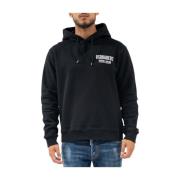 Zwarte Hoodie uit de Nieuwste Collectie Dsquared2 , Black , Heren