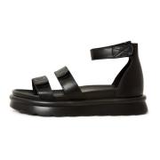 Luxe Platform Sandalen Cesare Gaspari , Black , Dames