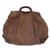 Pre-owned Leather handbags Marni Pre-owned , Brown , Dames
