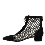 Pre-owned Mesh boots Dior Vintage , Black , Dames