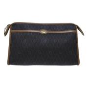 Pre-owned Canvas clutches Dior Vintage , Black , Dames