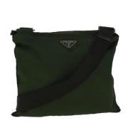 Pre-owned Nylon prada-bags Prada Vintage , Green , Dames