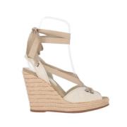 Pre-owned Canvas sandals Prada Vintage , Beige , Dames