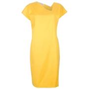 Pre-owned Cotton dresses Versace Pre-owned , Yellow , Dames