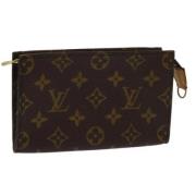 Pre-owned Canvas pouches Louis Vuitton Vintage , Brown , Dames