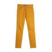 Pre-owned Cotton bottoms Balenciaga Vintage , Yellow , Dames