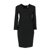 Pre-owned Polyester dresses Jil Sander Pre-owned , Black , Dames