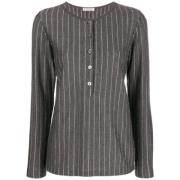 Pre-owned Wool tops Yves Saint Laurent Vintage , Gray , Dames