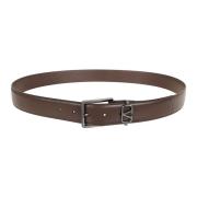 Mini VLogo Signature Riem Valentino Garavani , Brown , Heren