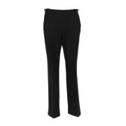 Pre-owned Wool bottoms Miu Miu Pre-owned , Black , Dames