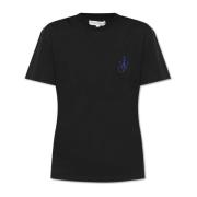 T-shirt met logo JW Anderson , Black , Dames