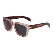 Retro Vierkante Zonnebrillen Eyewear by David Beckham , Pink , Dames