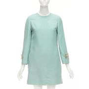 Pre-owned Wool dresses Valentino Vintage , Green , Dames