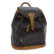 Pre-owned Canvas backpacks Louis Vuitton Vintage , Brown , Dames