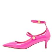 Pre-owned Leather heels Valentino Vintage , Pink , Dames