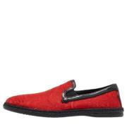 Pre-owned Fabric flats Dolce & Gabbana Pre-owned , Red , Heren