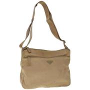 Pre-owned Nylon prada-bags Prada Vintage , Beige , Dames