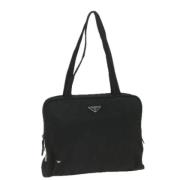 Pre-owned Nylon prada-bags Prada Vintage , Black , Dames