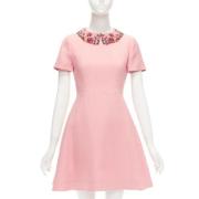 Pre-owned Wool dresses Valentino Vintage , Pink , Dames