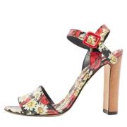 Pre-owned Leather sandals Dolce & Gabbana Pre-owned , Multicolor , Dam...