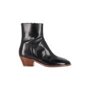 Pre-owned Leather boots Isabel Marant Pre-owned , Black , Dames