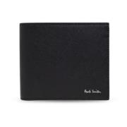 Portemonnee met logo Paul Smith , Black , Heren